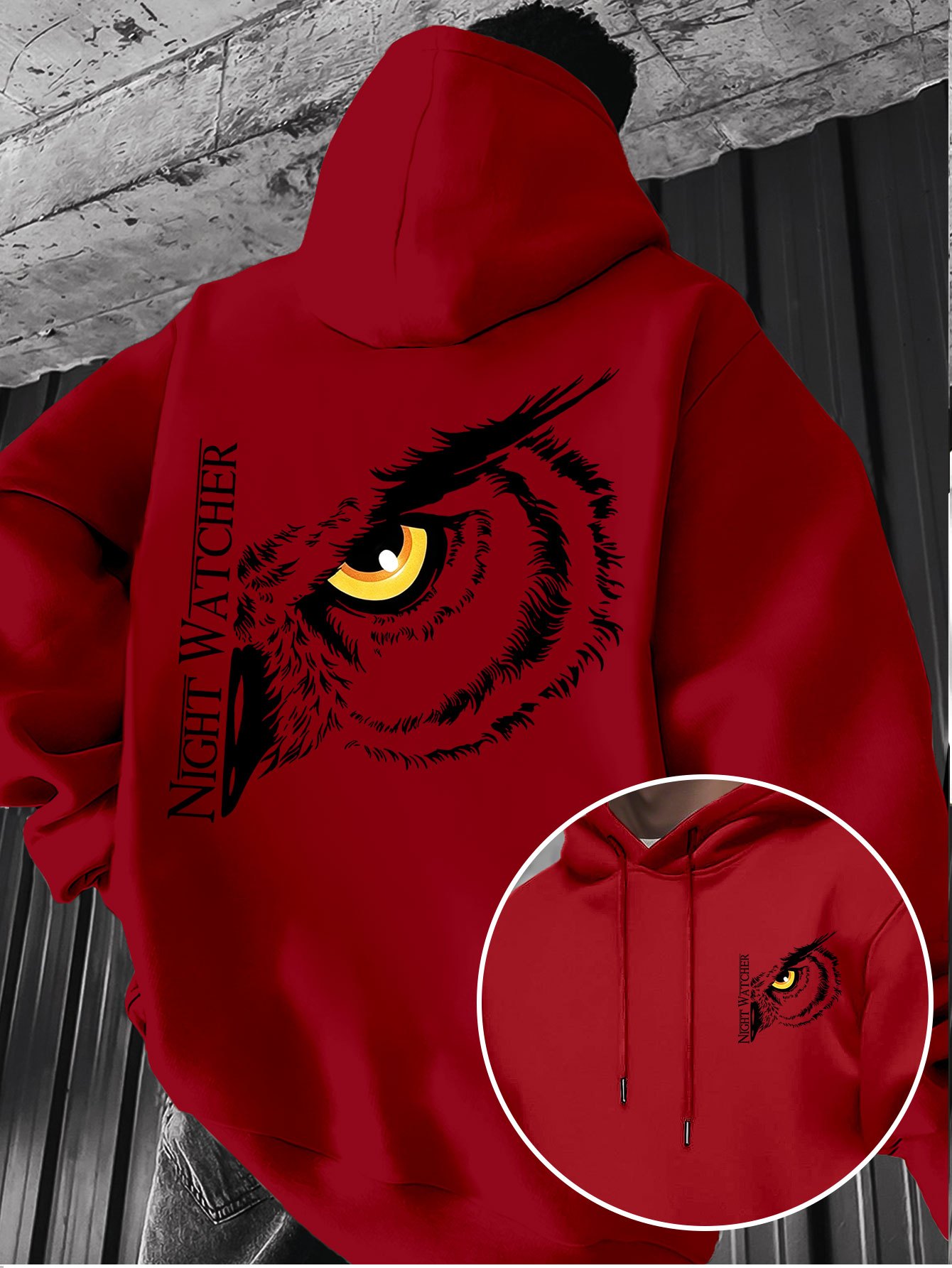 Night owl big eye pattern prin - Fashion Street Night 评论和价格